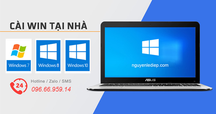 Cài Windows tại nhà uy tín, chất lượng sau 30 phút