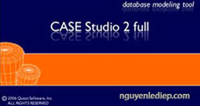 Case Studio - Phần mềm vẽ mô hình ERD và DFD